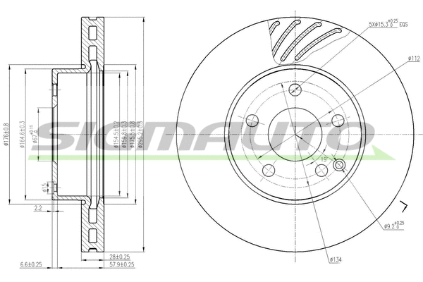 Brake Disc (DBB690V)