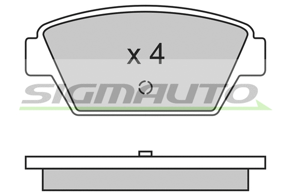 Brake Pad Set, disc brake (SPA330)