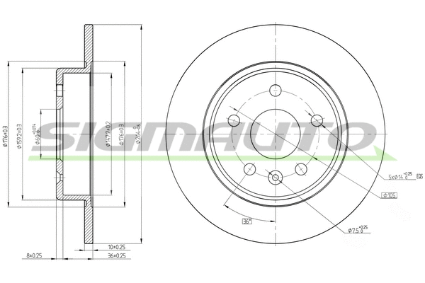 Brake Disc (DBC426S)