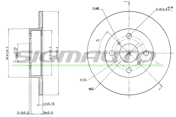 Brake Disc (DBA346S)