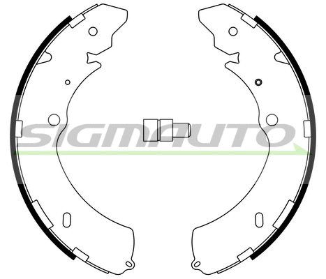 Brake Shoe Set (SFA755)