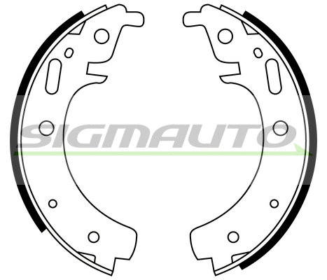 Brake Shoe Set (SFA502)
