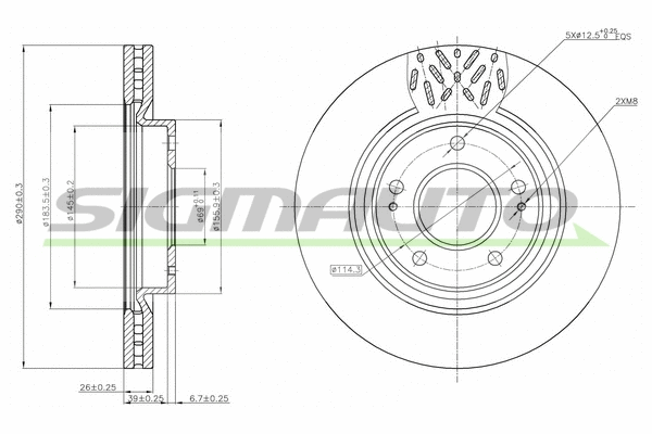 Brake Disc (DBB659V)