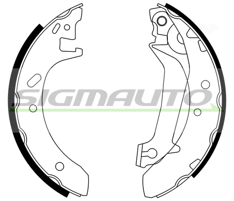 Brake Shoe Set (SFA229)
