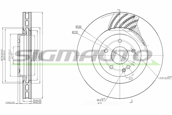 Brake Disc (DBB900V)