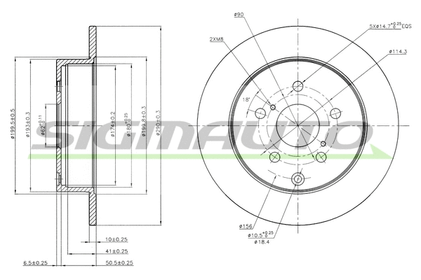Brake Disc (DBB409S)