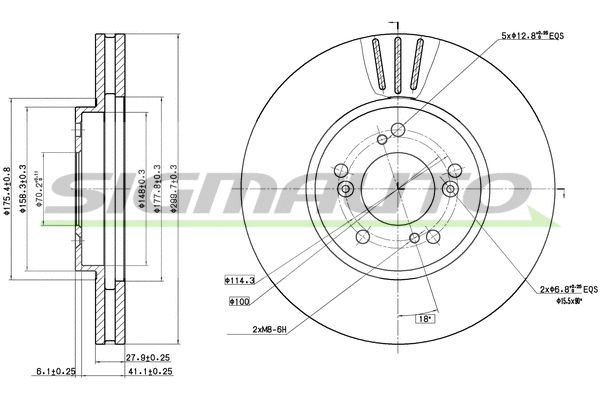 Brake Disc (DBC175V)