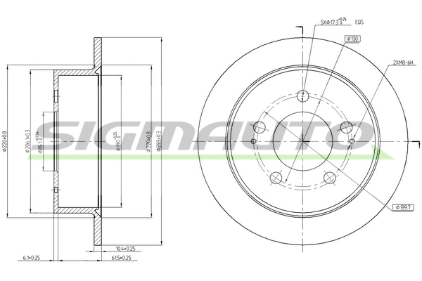 Brake Disc (DBB753S)