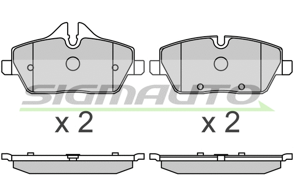 Brake Pad Set, disc brake (SPB690)