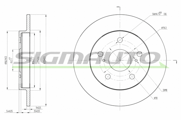 Brake Disc (DBB788S)