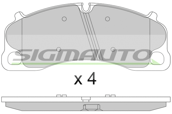 Brake Pad Set, disc brake (SPB810)