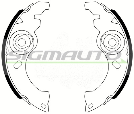 Brake Shoe Set (SFA511)
