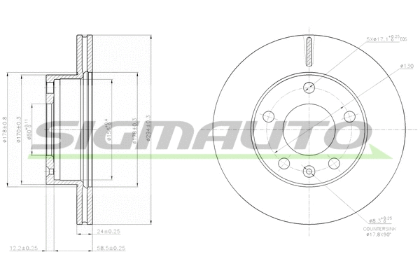 Brake Disc (DBB640V)