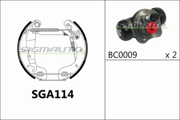 Brake Shoe Set (SGA114)