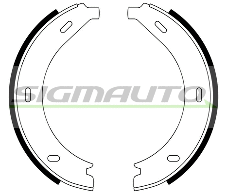 Brake Shoe Set, parking brake (SFA305)