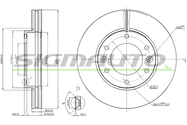 Brake Disc (DBC111V)