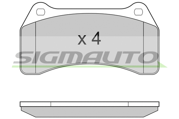 Brake Pad Set, disc brake (SPB154)