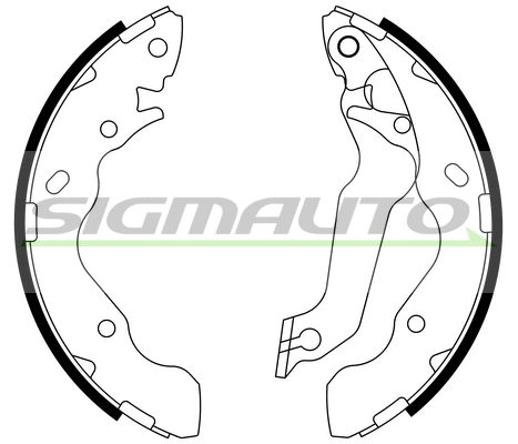 Brake Shoe Set (SFD934)