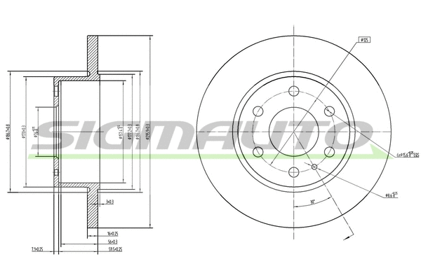 Brake Disc (DB0315S)