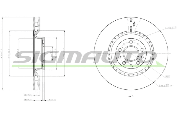 Brake Disc (DBC289V)