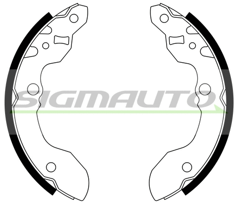 Brake Shoe Set (SFA912)