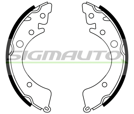 Brake Shoe Set (SFA702)