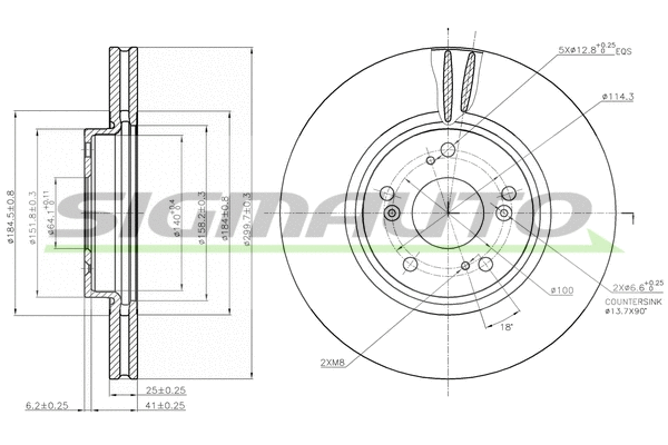Brake Disc (DBB424V)