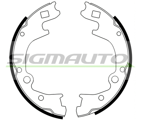 Brake Shoe Set, parking brake (SFA793)