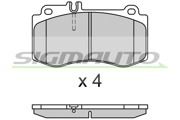 Brake Pad Set, disc brake (SPB710)