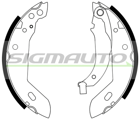Brake Shoe Set (SFA411)