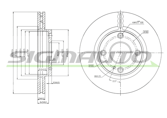 Brake Disc (DBB740V)