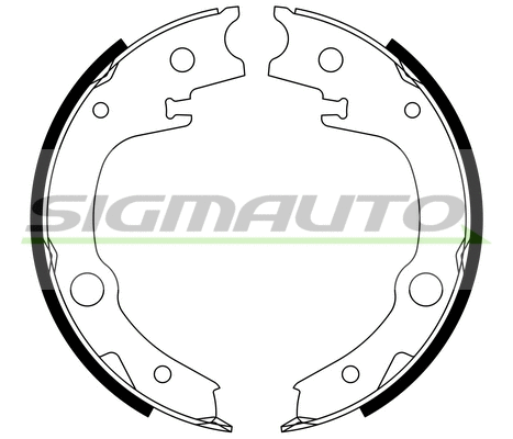 Brake Shoe Set, parking brake (SFA966)