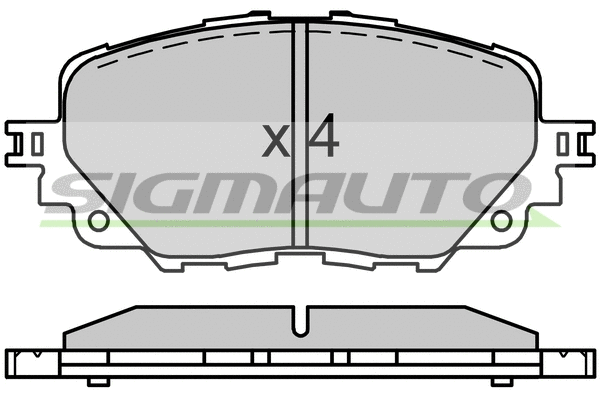 Brake Pad Set, disc brake (SPB750)