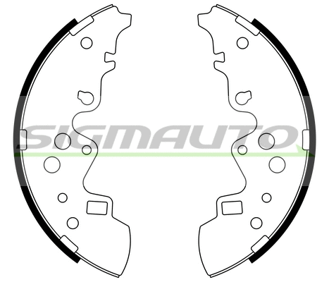 Brake Shoe Set (SFA799)