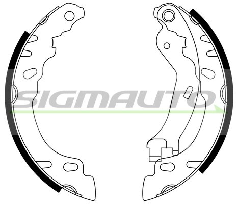 Brake Shoe Set (SFA154)