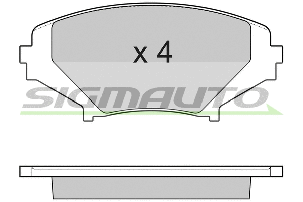 Brake Pad Set, disc brake (SPB170)