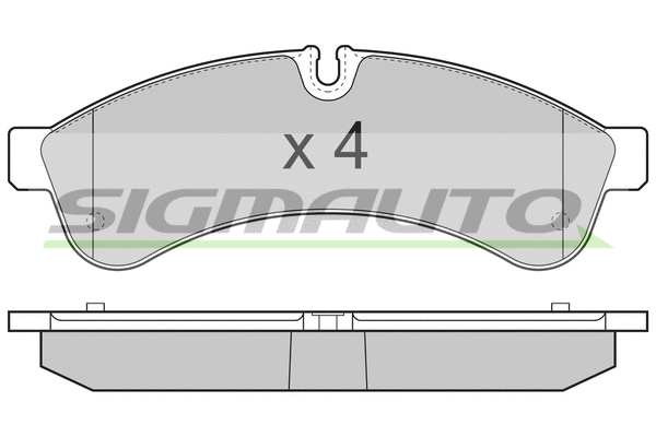 Brake Pad Set, disc brake (SPB365)