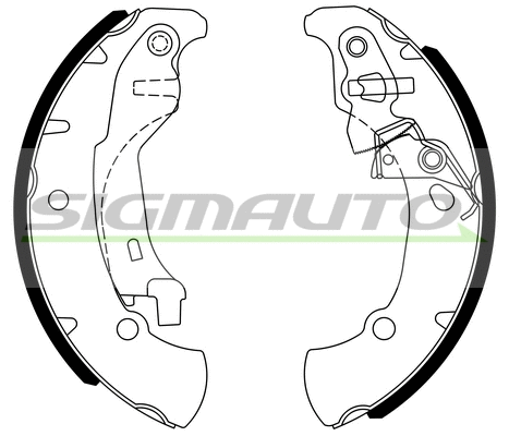Brake Shoe Set (SFA395)