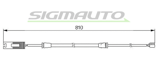 Warning Contact, brake pad wear (WI0529)