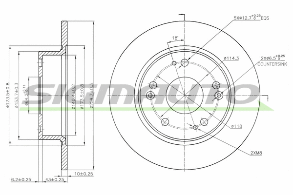 Brake Disc (DBB390S)