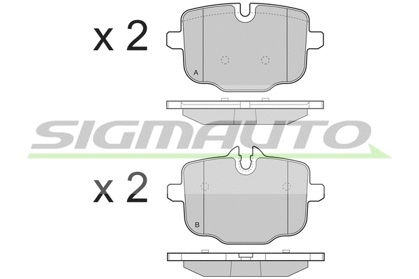 Brake Pad Set, disc brake (SPB450)