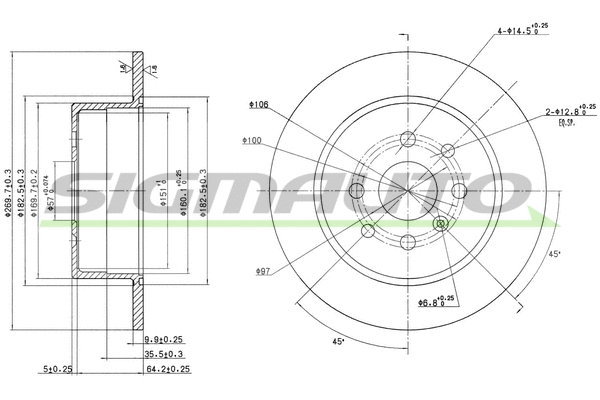 Brake Disc (DBA814S)
