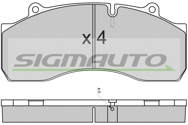 Brake Pad Set, disc brake (SPT308)
