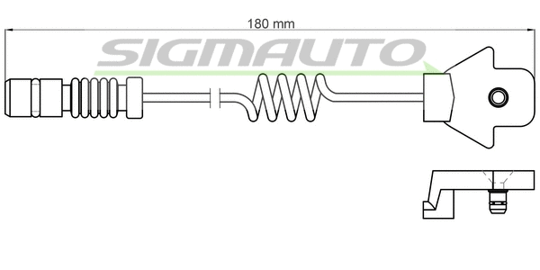 Warning Contact, brake pad wear (WI0507)
