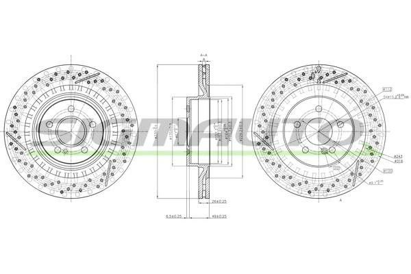 Brake Disc (DBC427V)