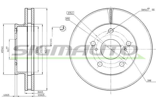 Brake Disc (DBB782V)