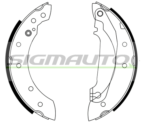 Brake Shoe Set (SFA601)