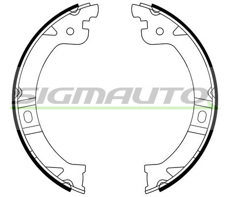 Brake Shoe Set, parking brake (SFA429)