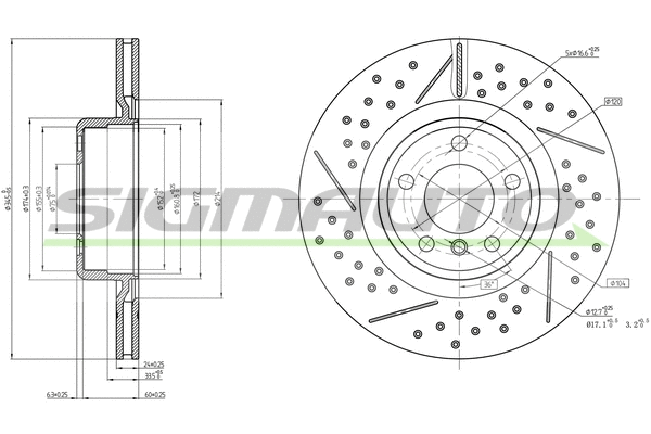 Brake Disc (DBC621V)