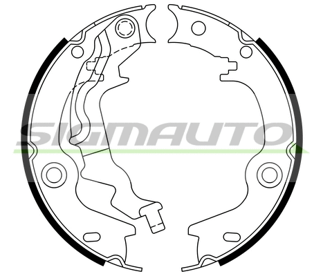 Brake Shoe Set, parking brake (SFA759)